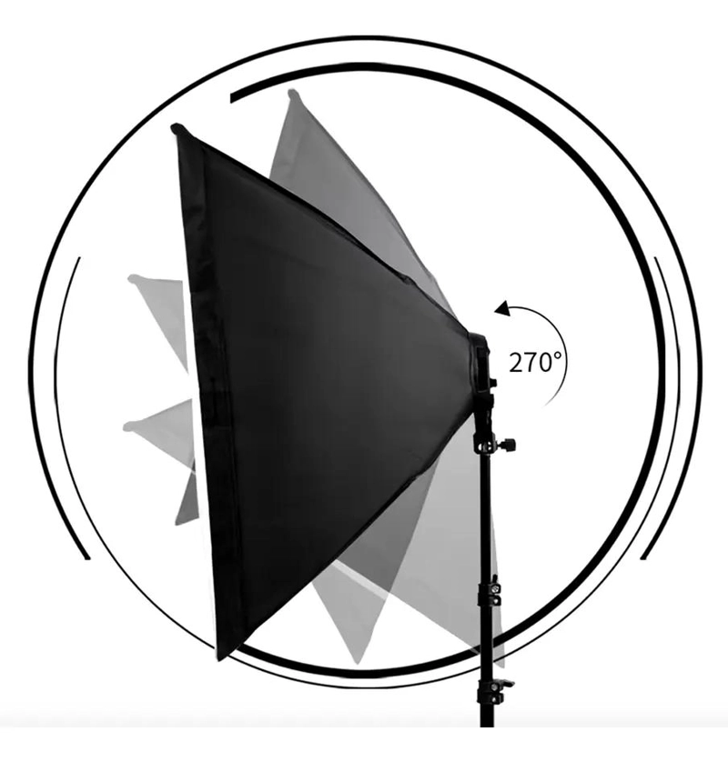 KIT SOFTBOX ILUMINACION CONTINUA LED PARA ESTUDIO - 5