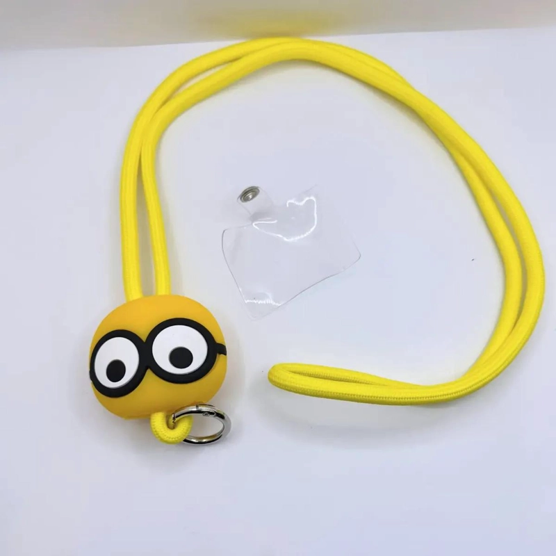 CORREA PARA CELULAR 3D CON LLAVERO MINION PARA NIÑOS - 3