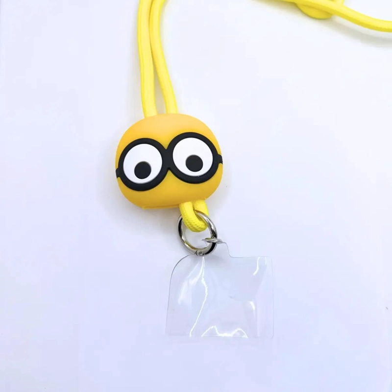 CORREA PARA CELULAR 3D CON LLAVERO MINION PARA NIÑOS - 4