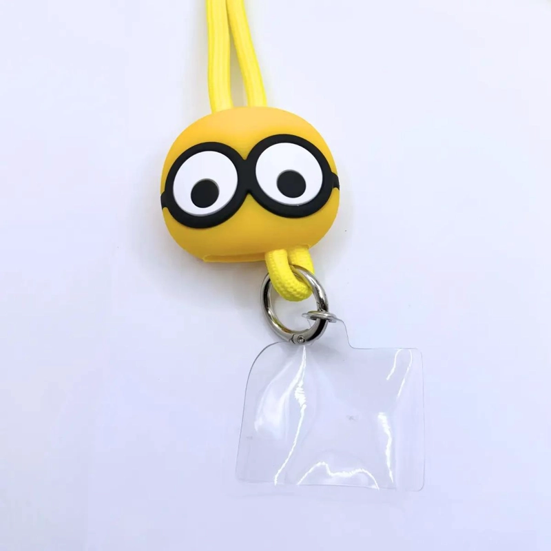 CORREA PARA CELULAR 3D CON LLAVERO MINION PARA NIÑOS - 5
