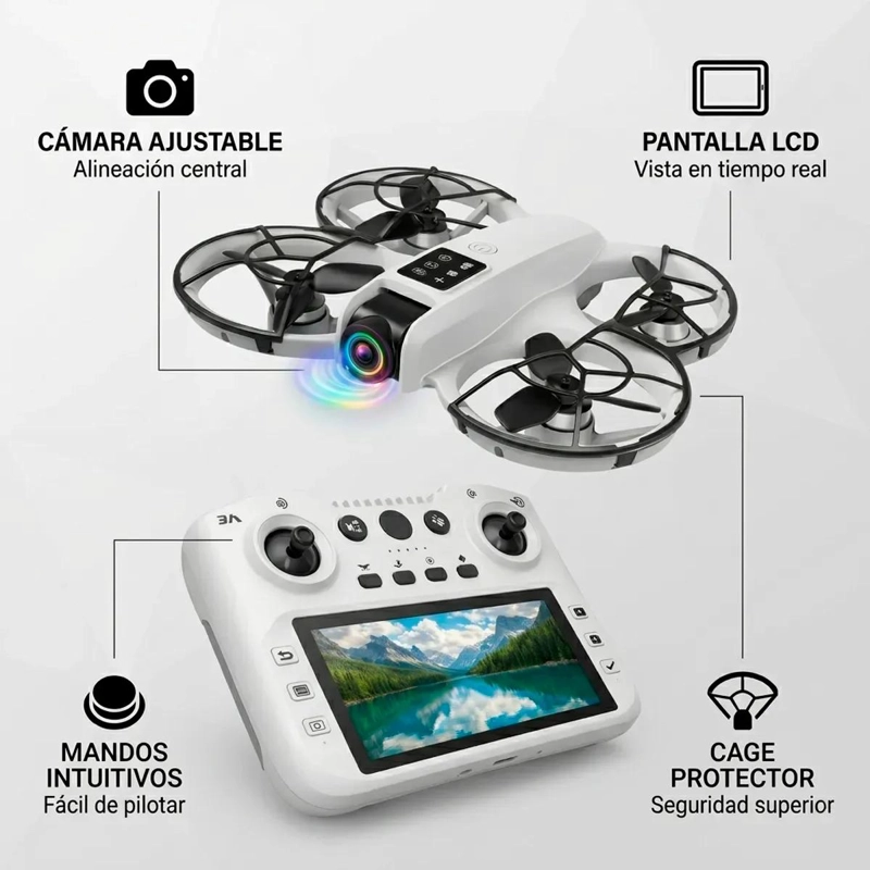DRONE PROFESIONAL CON MOTORES BRUSHLESS DE ALTA DURACION - 4