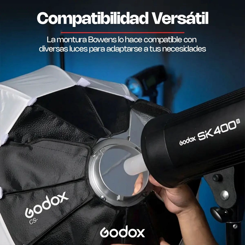 SOFTBOX ESFE RICO 65' CON MONTURA BOWENS PARA ILUMINACION - 5