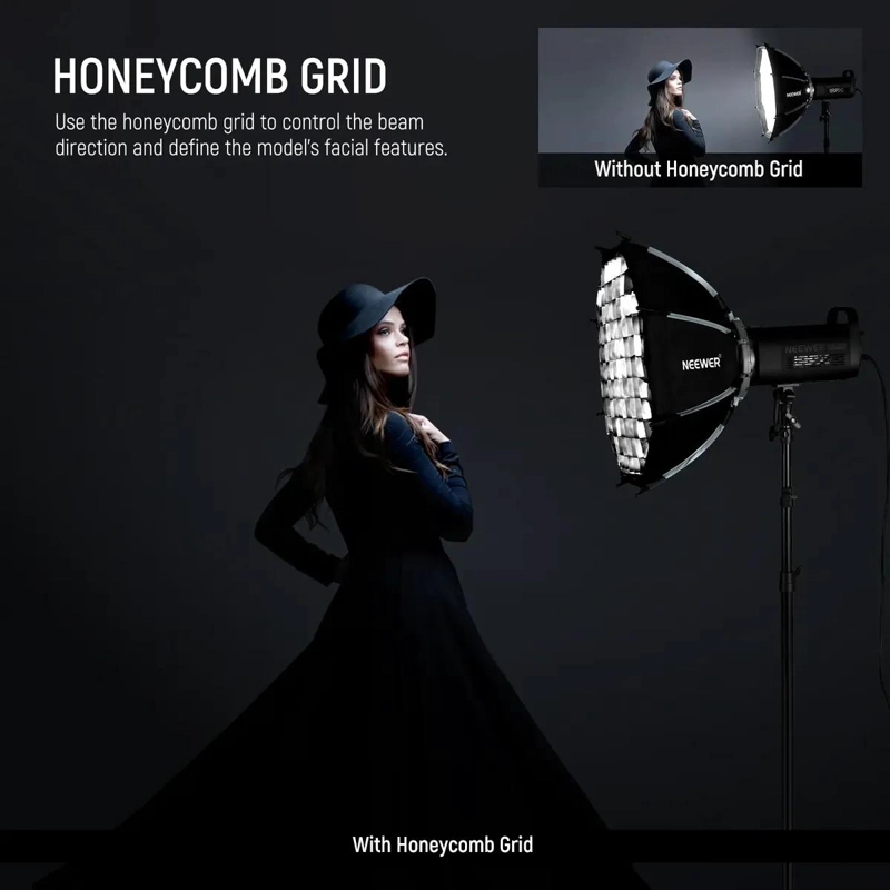 SOFTBOX OCTAGONAL 55CM PARA FOTOGRAFIA CON MONTURA BOWENS - 4