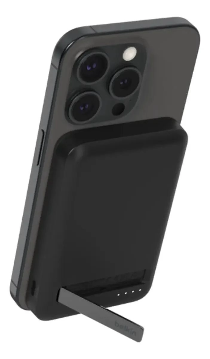 BATERIA PORTATIL 5000 MAH CON CARGA MAGNE TICA QI2 - 1