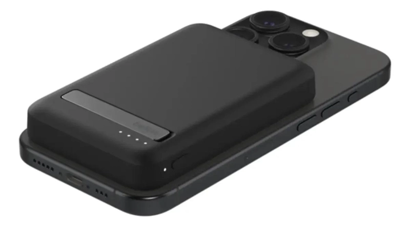 BATERIA PORTATIL 5000 MAH CON CARGA MAGNE TICA QI2 - 4