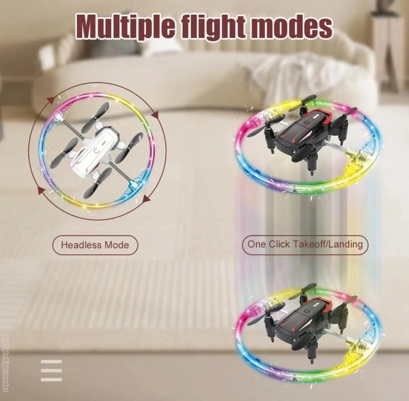 DRON ACROBATICO ROTATIVO CON WIFI Y LUCES - 4