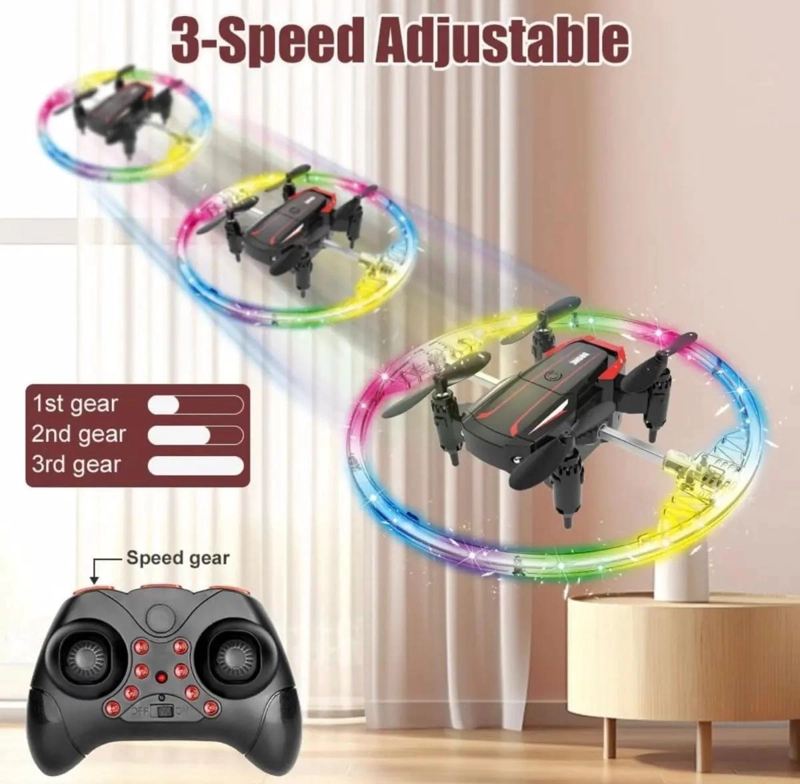 DRON ACROBATICO ROTATIVO CON WIFI Y LUCES - 5