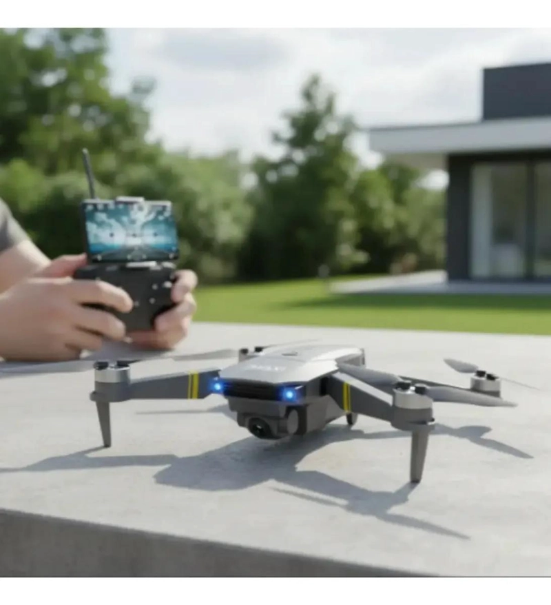 MINI DRONE PLEGABLE CON CAMARA 4K DUAL Y CONTROL WIFI - 5