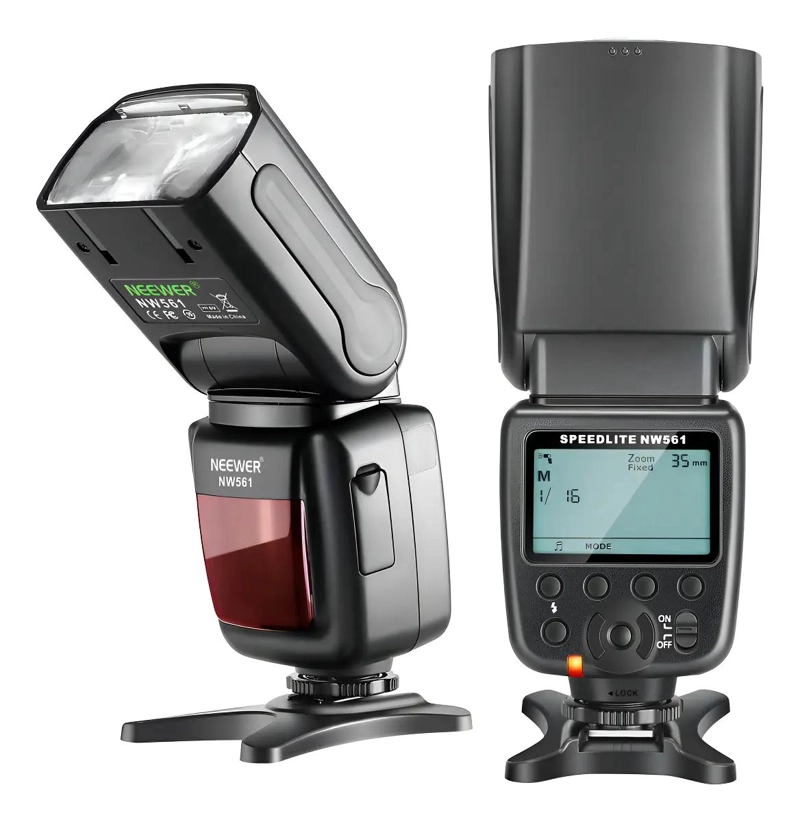 FLASH SPEEDLITE PARA CAMARA COMPATIBLE CANON NIKON SONY - 1