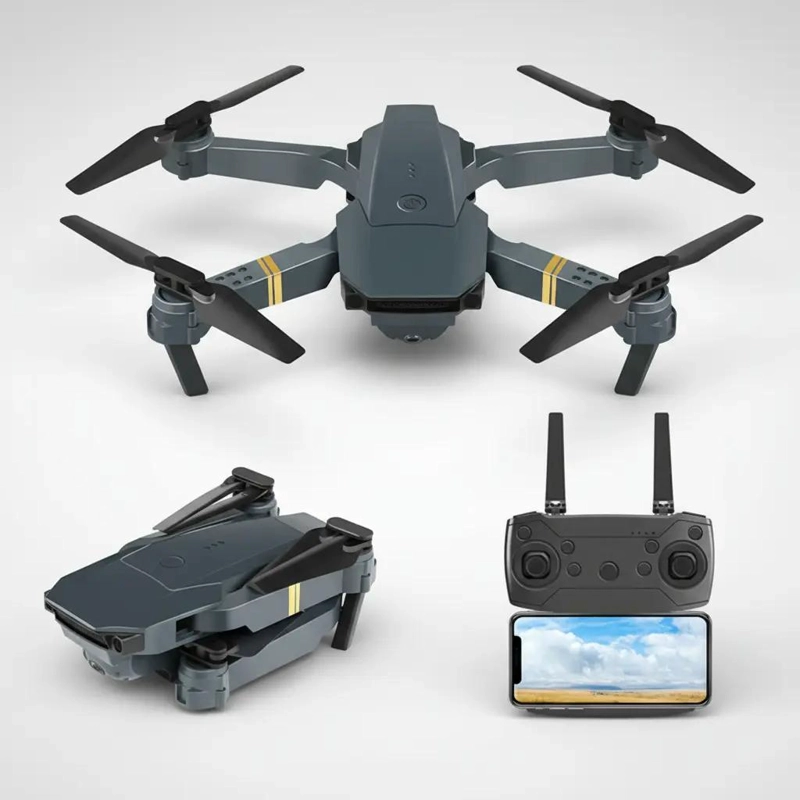 DRON PLEGABLE CON CAMARA WIFI Y CONTROL REMOTO - 4