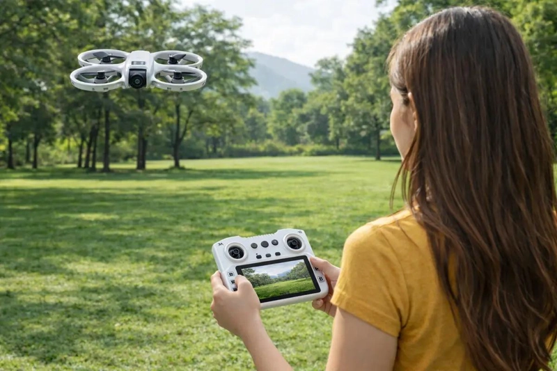DRONE BRUSHLESS CON CAMARA Y PANTALLA 360° - 4