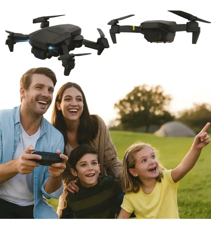 DRONE PROFESIONAL 4K CON DOBLE CAMARA Y CONEXION WIFI - 4
