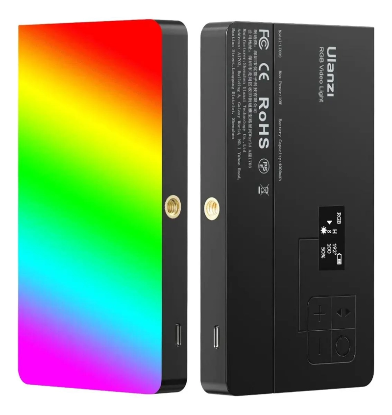 LUZ LED RGB CON BATERIA Y DIFUSOR ULANZI PL-01 - 1