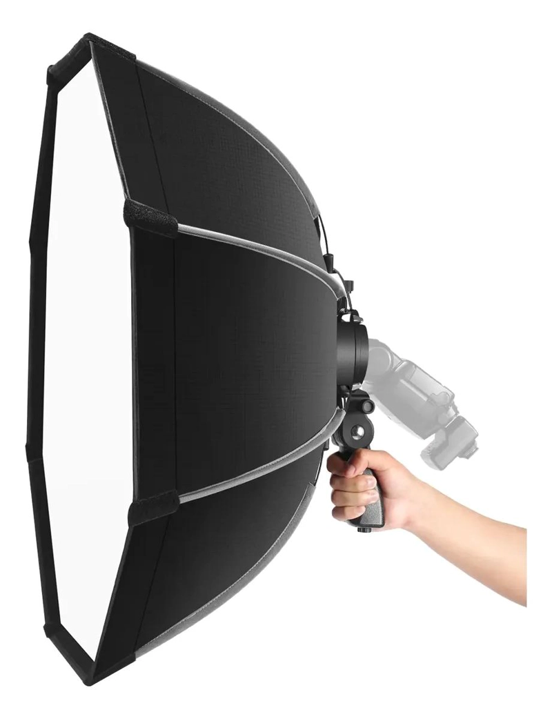 OCTABOX SOFTBOX 65CM PARA FLASH CON SOPORTE TIPO S - 1