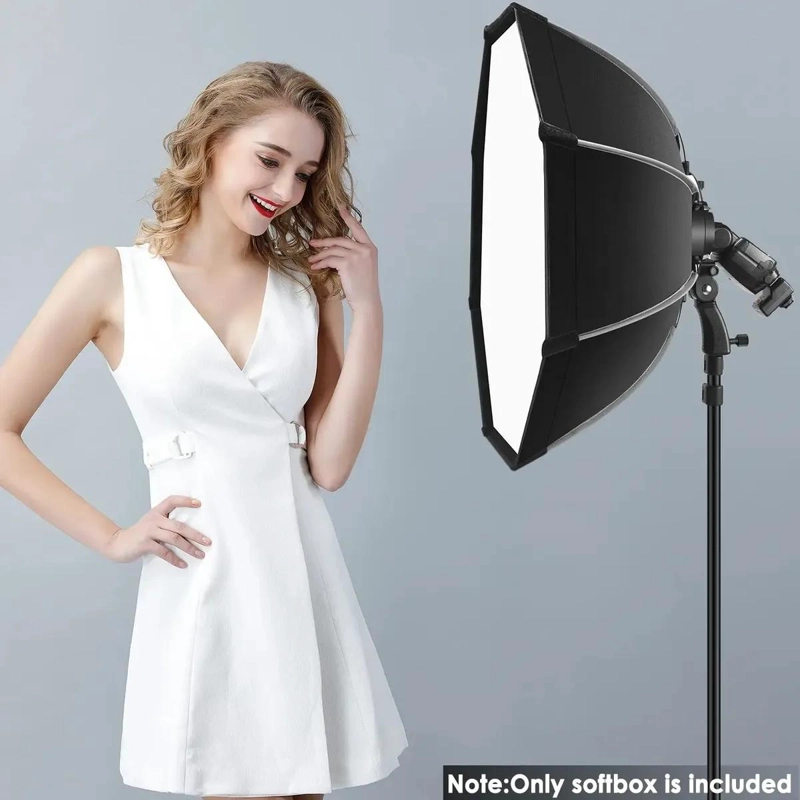 OCTABOX SOFTBOX 65CM PARA FLASH CON SOPORTE TIPO S - 2