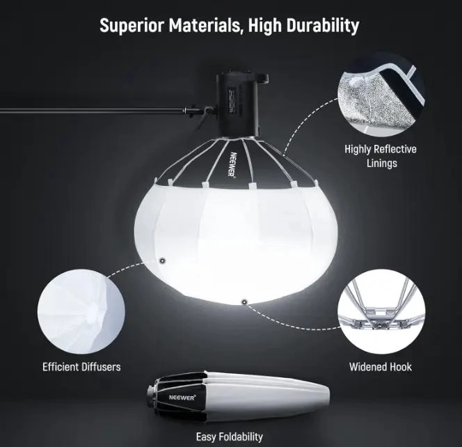 SOFTBOX ESFE RICO REDONDO 65CM CON MONTURA BOWENS - 4