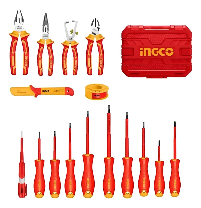 SET DE HERRAMIENTAS AISLADAS 1000V 16 PIEZAS - 1