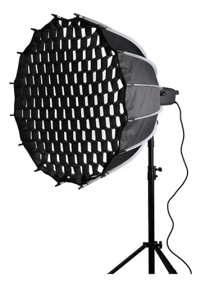 SOFTBOX PARABOLICO 65CM CON GRILLA PARA FOTOGRAFIA Y VIDE - 1