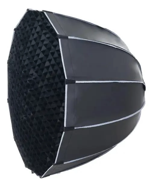 SOFTBOX PARABOLICO 65CM CON GRILLA PARA FOTOGRAFIA Y VIDE - 3