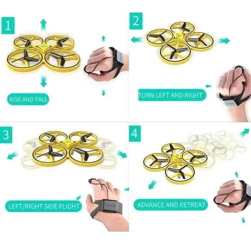 DRONE DE ILUMINACION CON RELOJ INTELIGENTE SIN CAMARA - 3