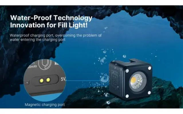 LAMPARA LED RESISTENTE AL AGUA CON ACCESORIOS - 3