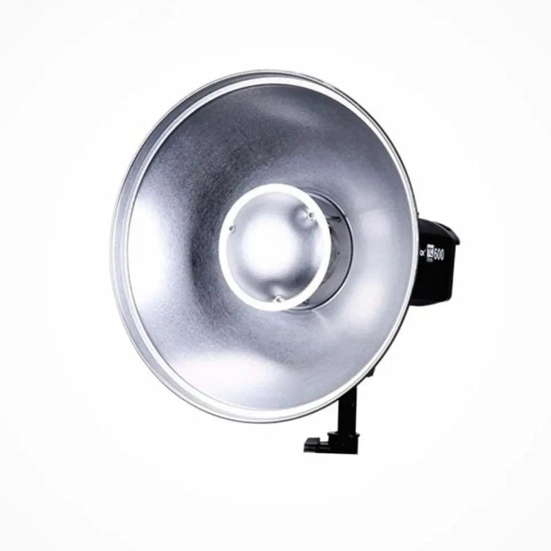 PLATO REFLECTOR BEAUTY DISH PLATEADO 42CM - 1