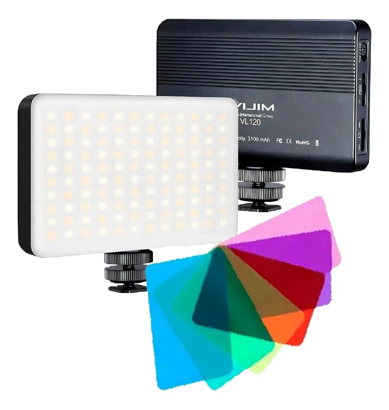 PANEL LUZ LED RECARGABLE 8W DIMEABLE PARA VIDEO - 3