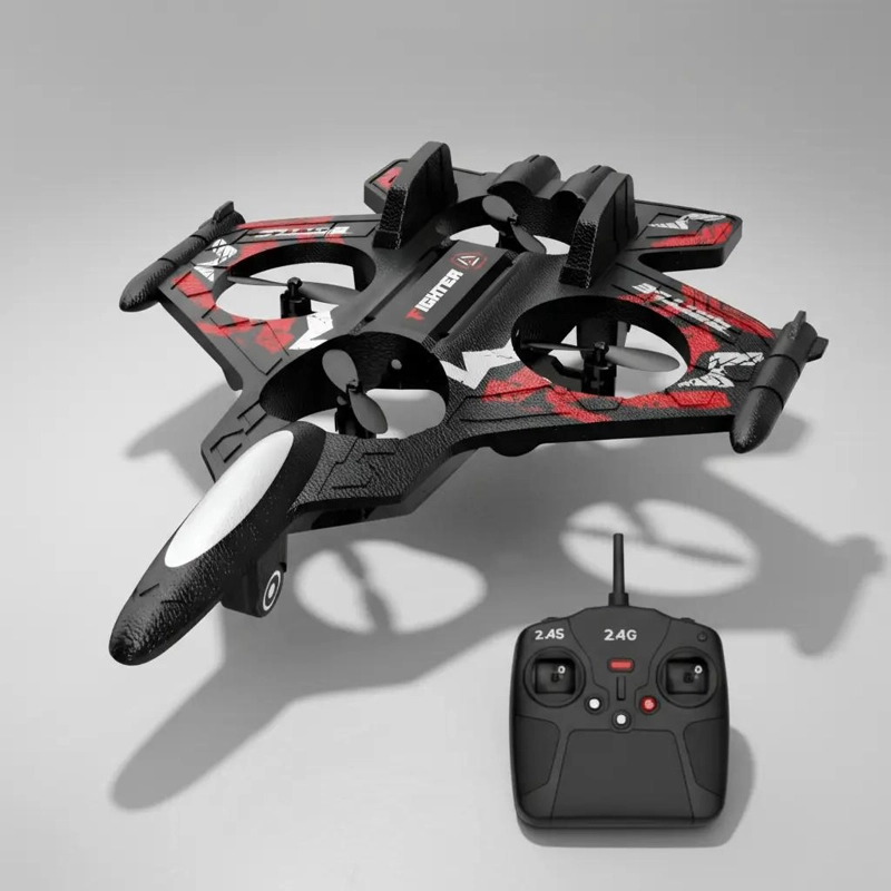 DRON AVION DE COMBATE CONTROL REMOTO ANTIGOLPES - 4