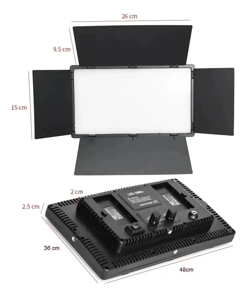 KIT PROFESIONAL LUZ RELLENO CON TRIPODE Y REFLECTOR LED 8 - 2
