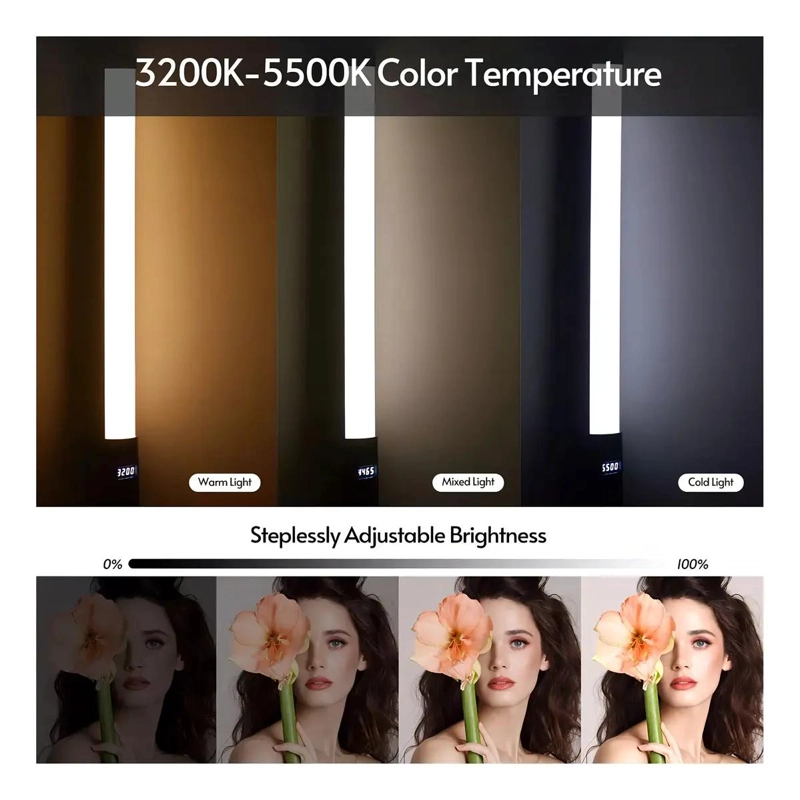 VARA LED RGB PARA FOTOGRAFIA CON CONTROL REMOTO - 4