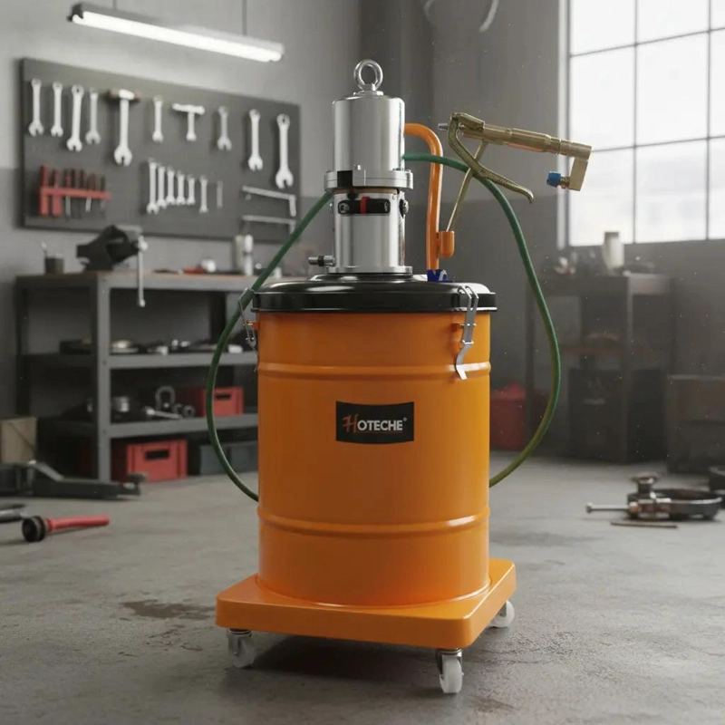 ENGRASADORA NEUMATICA 45L CAPACIDAD ALTA - 1
