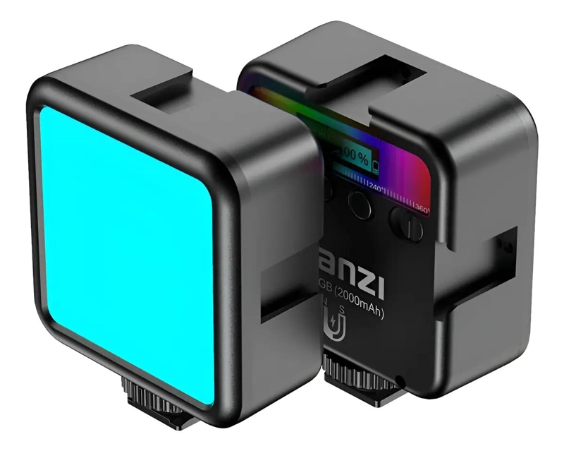 LUZ LED RGB PARA CAMARAS Y TELE FONOS CON 359 COLORES - 1