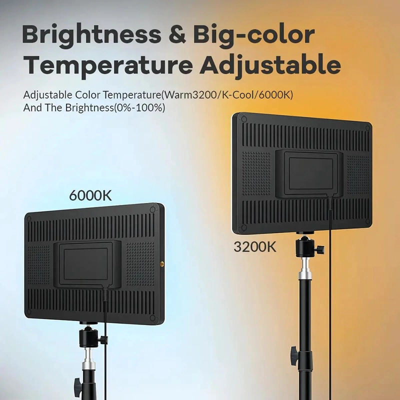 PANEL DE LUZ LED PROFESIONAL PARA FOTOGRAFIA CON CONTROL - 4