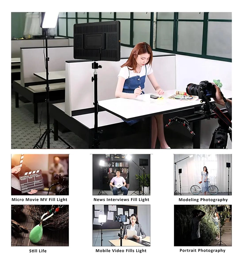PANEL DE LUZ LED PROFESIONAL PARA FOTOGRAFIA CON CONTROL - 5