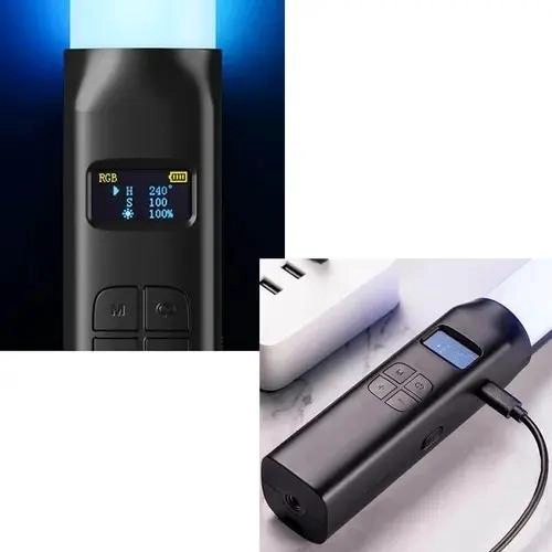 BASTON DE LUZ LED RGB CON TEMPERATURA AJUSTABLE 2500K - 2
