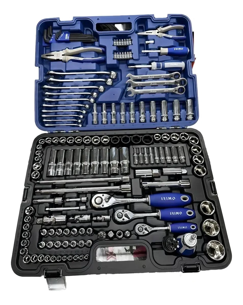 SET DE HERRAMIENTAS CAJA DE TUBOS 164 PIEZAS TIPO RACING - 3