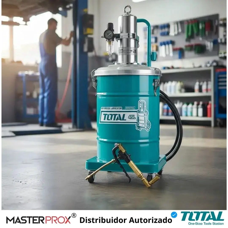 ENGRASADORA NEUMATICA 45L CAPACIDAD ALTA - 2