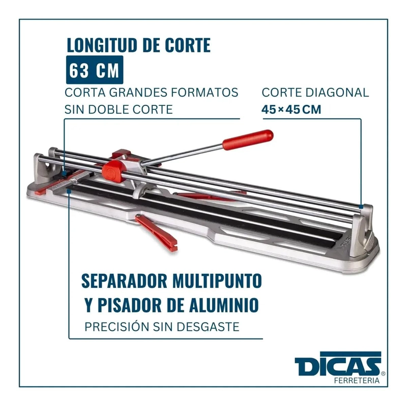 CORTADORA PARA CERAMICA Y PORCELANATO PROFESIONAL 63 CM - 5