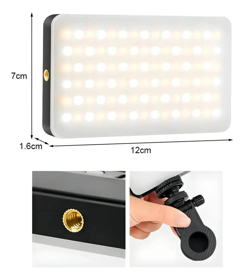 LUZ LED RGB PORTATIL CON CLIP Y MAGNE TICO - 4