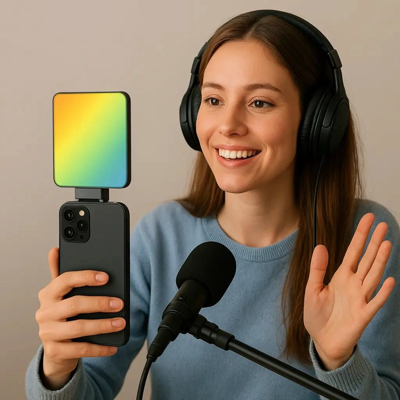 LUZ LED RGB PORTATIL CON CLIP Y MAGNE TICO - 5