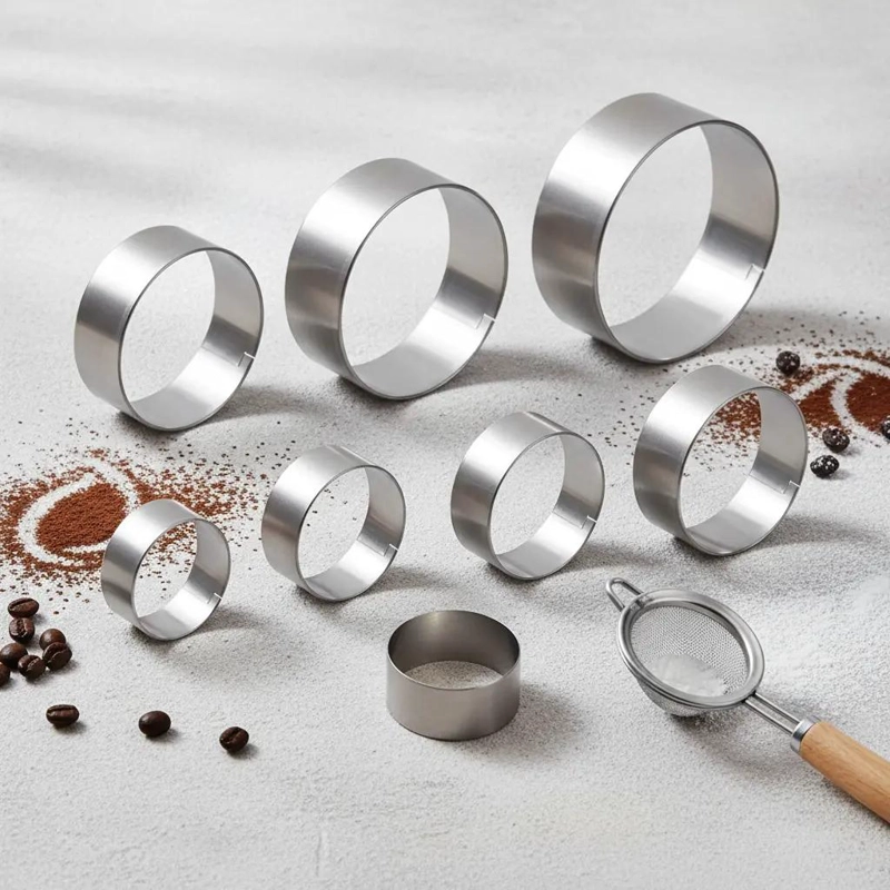 SET DE 8 MOLDES CORTADORES DE REPOSTERIA DE 6 A 20 CM - 1