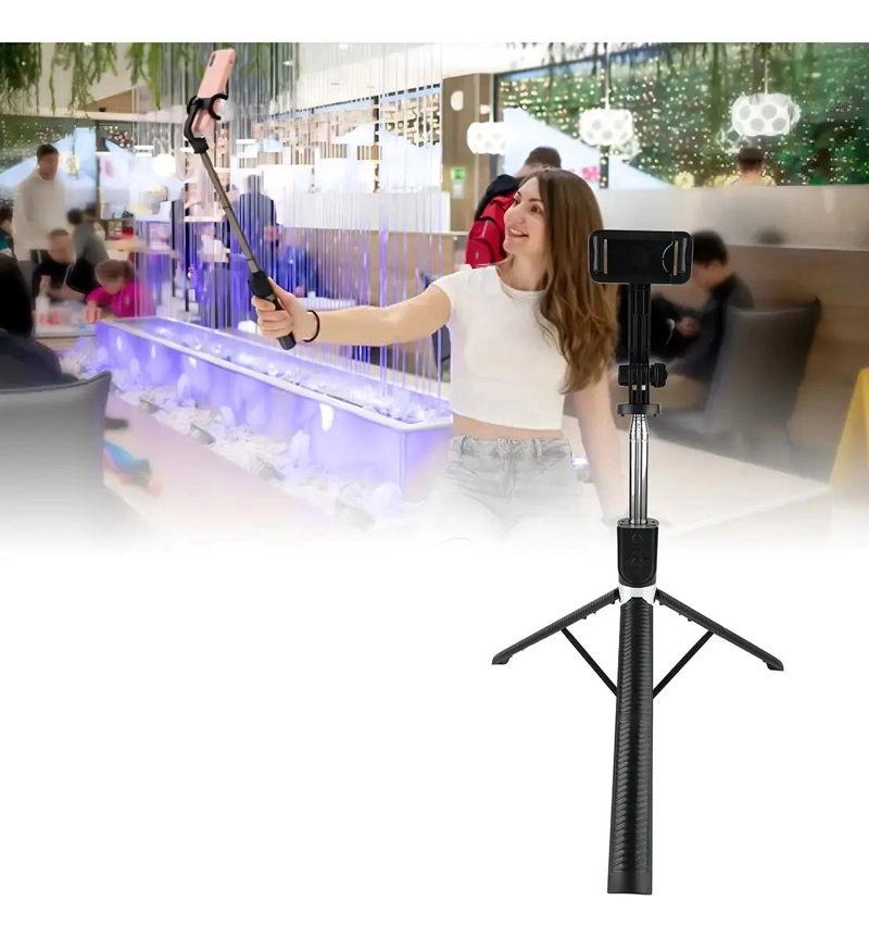 TRIPODE CON MONOPOD INTEGRADO Y CONTROL BLUETOOTH - 4