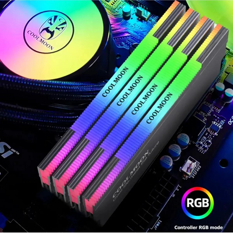DISIPADOR DE CALOR PARA MEMORIA RAM CON ARGB - 2