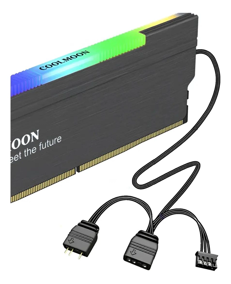 DISIPADOR DE CALOR PARA MEMORIA RAM CON ARGB - 3