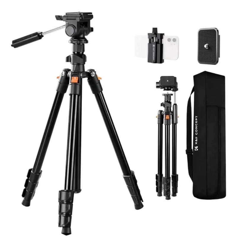 TRIPODE DE ALUMINIO K234A0 PARA CAMARA - 1