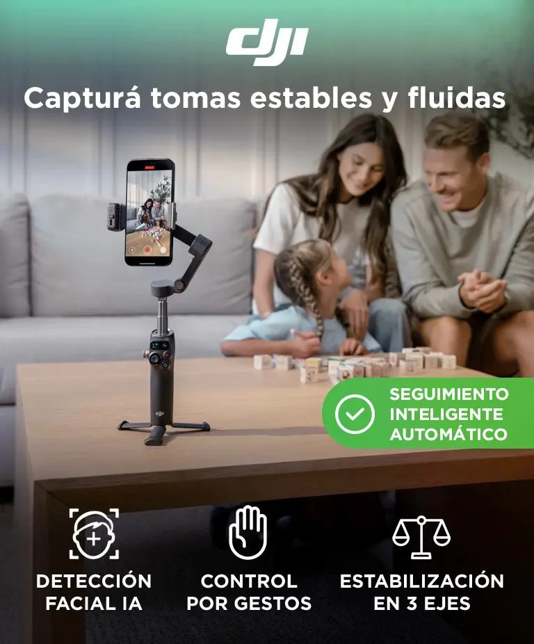 ESTABILIZADOR INTELIGENTE CON SEGUIMIENTO PARA SMARTPHONE - 2