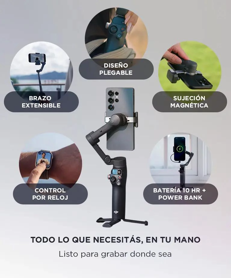 ESTABILIZADOR INTELIGENTE CON SEGUIMIENTO PARA SMARTPHONE - 4