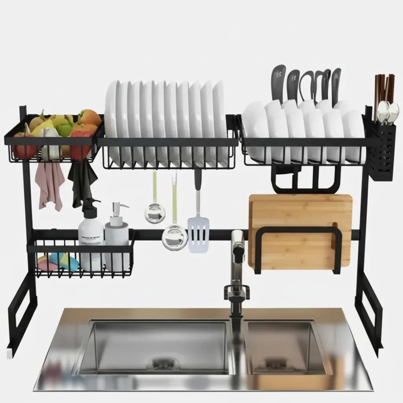 RACK ESCURRIDOR DE PLATOS SECADOR DE LOZA 65 CM - 5