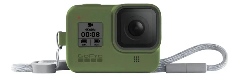 FUNDA SILICONA VERDE MILITAR PARA GOPRO HERO 8 BLACK - 3
