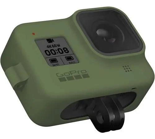 FUNDA SILICONA VERDE MILITAR PARA GOPRO HERO 8 BLACK - 4